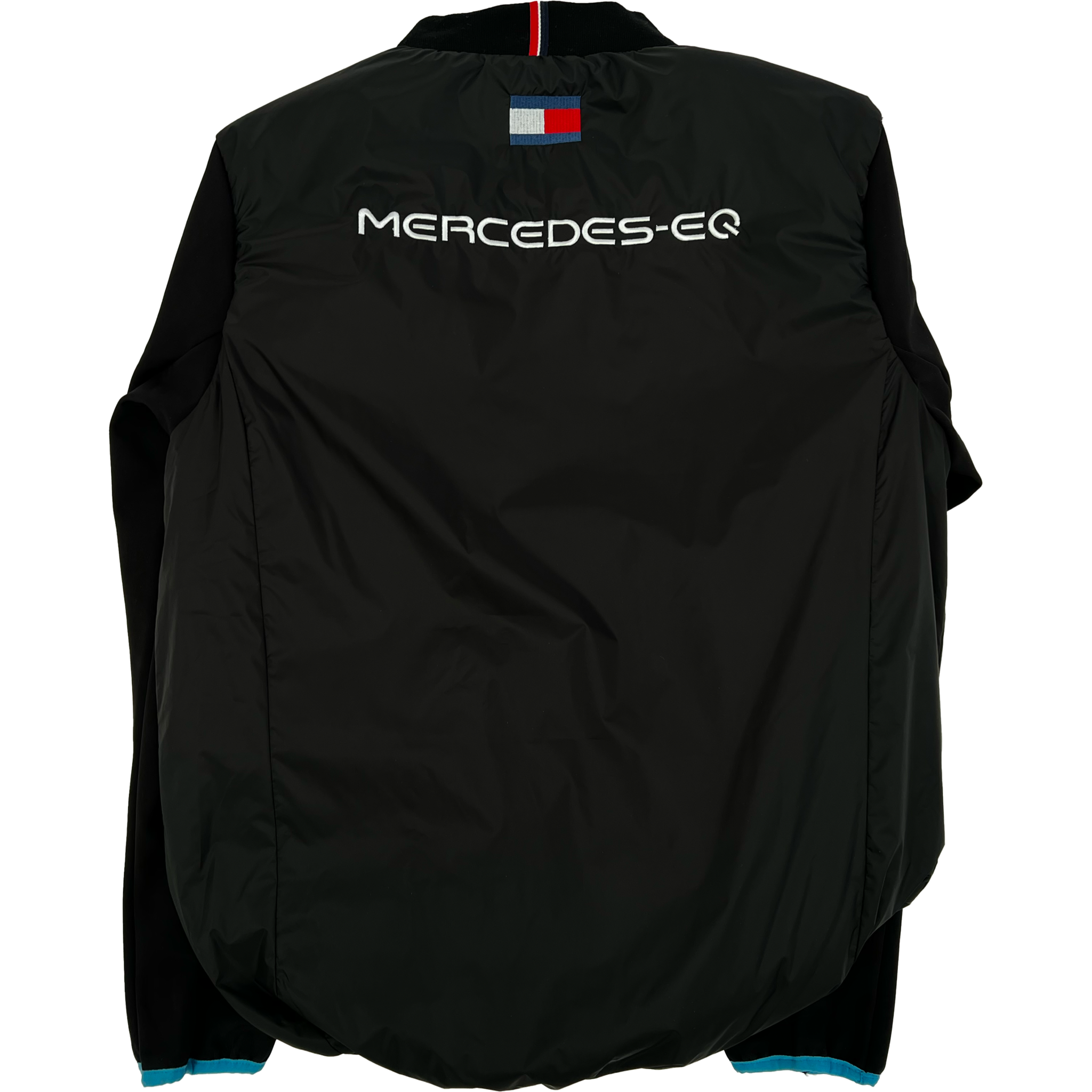 Mercedes Benz EQ Formula E S8 Men's Team Polo Shirt - Black-White