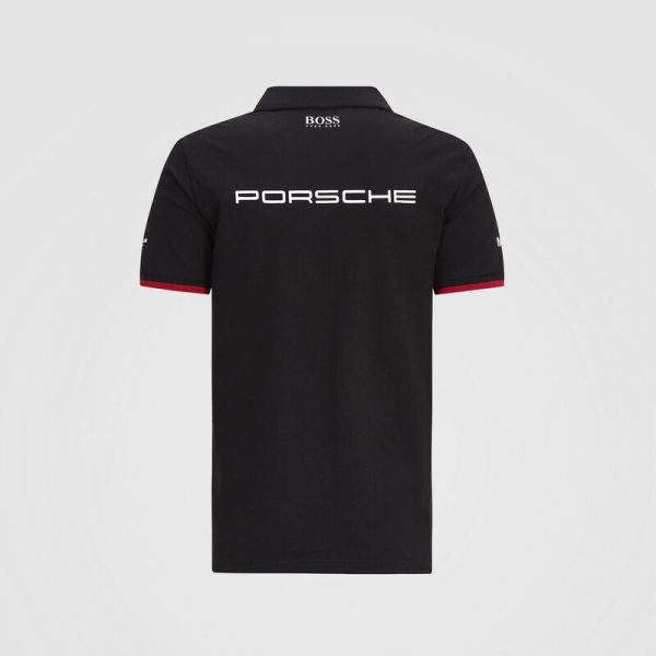 Porsche Motorsport Men/'s Team Black Polo w//Motorsport Kit